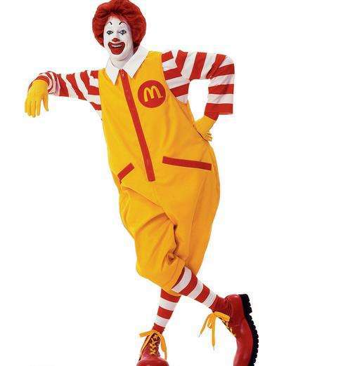 Ronald Mcdonald Costume, Women Ronald McDonald Cosplay Costumes Suit Adult Funny Outfit Halloween
